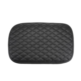 Leather Car Universal Central Armrests Pad Anti-Slip Armrest Box Mat, Universal
