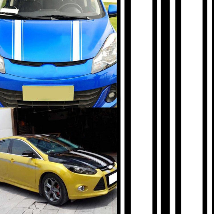 Car Hood Stickers Modified Racing Striped Ethylene Body Sticker