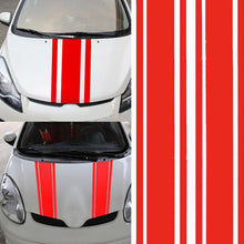 Load image into Gallery viewer, Car Hood Stickers Modified Racing Striped Ethylene Body Sticker