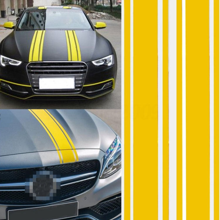 Car Hood Stickers Modified Racing Striped Ethylene Body Sticker