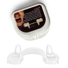 Load image into Gallery viewer, 4 PCS Halloween Decoration Vampire Teeth Retractable Zombie Teeth,Packaging:, OPP, Plastic Box