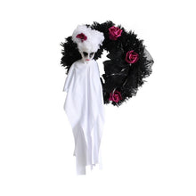 Load image into Gallery viewer, Halloween Ghost Door Hanging Horror Party Hanging Ornaments Haunted House Decoration, White Ghost, Black Ghost