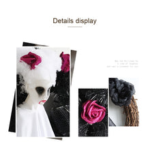 Load image into Gallery viewer, Halloween Ghost Door Hanging Horror Party Hanging Ornaments Haunted House Decoration, White Ghost, Black Ghost
