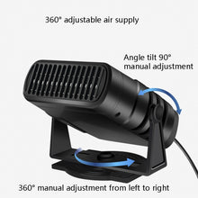 Load image into Gallery viewer, Car Heater Cold And Warm Wind Defrosting And Snow Demister, 12V Black, 24V Black