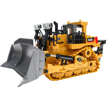 Load image into Gallery viewer, 2.4G Remote Control Nine-Channel Crawler Heavy Bulldozer Children Remote Control Toy Alloy Excavator, 1031 Alloy Excavator