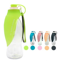 Load image into Gallery viewer, Pet Feeder Dog Out Of  Cup Large Capacity Outdoor Flip Water Cup, Blue, Green, Black, Orange, Pink