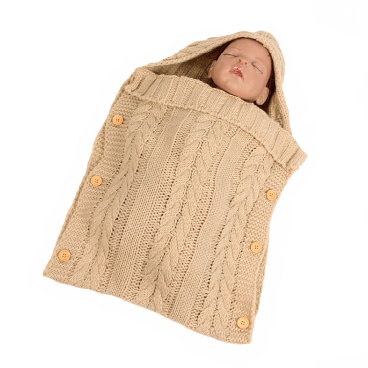 Zzsd0002 Autumn / Winter Baby Knitted Woolen Button Sleeping Bag Photography Blanket Stroller Sleeping Bag, Zzsd0002 Big Red, Zzsd0002 Dark Gray, Zzsd0002 Black, Zzsd0002 Beige, Zzsd0002 Sapphire, Zzsd0002 Cream White
