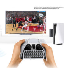 Load image into Gallery viewer, DOBE TP5-0556 Bluetooth Keyboard Wireless Gamepad With Headphone Jack For PS5, TP5-0556 Bluetooth Keyboard