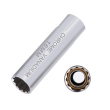 Load image into Gallery viewer, Car Spark Plug Sleeve Wrench Thin Flames Disassembly Tool, Specification:, 12mm (Shrapnel), 14mm (Shrapnel), 14mm (Magnetic), 16mm (Magnetic), 16mm (Glue Cover)