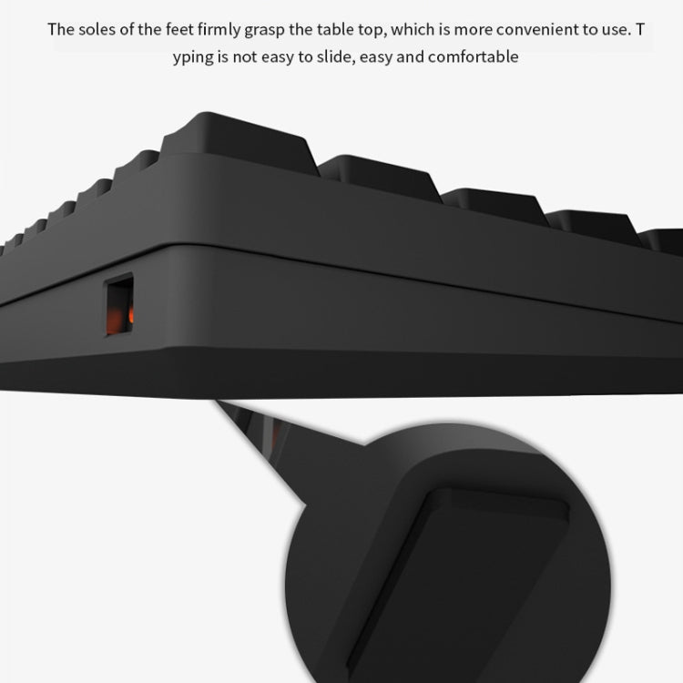 LEAVEN K28 61 Keys Gaming Office Computer RGB Wireless Bluetooth + Wired Dual Mode Mechanical Keyboard, Cabel Length:1.5m, Green Axis (Black), Green Axis (White), Green Axis (Blue), Green Axis (Pink), Red Axis (Black), Red Axis (White), Red Axis (Blue)...
