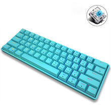Load image into Gallery viewer, LEAVEN K28 61 Keys Gaming Office Computer RGB Wireless Bluetooth + Wired Dual Mode Mechanical Keyboard, Cabel Length:1.5m, Green Axis (Black), Green Axis (White), Green Axis (Blue), Green Axis (Pink), Red Axis (Black), Red Axis (White), Red Axis (Blue)...