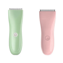 Load image into Gallery viewer, Infant And Children Hair Clipper Electric Hair Clipper Rechargeable Shaving Cutter, Green, Pink