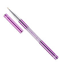 Load image into Gallery viewer, Nail Art Drawing Pen Purple Drill Rod Color Painting Flower Stripe Nail Brush With Pen Cover, Specification: 5mm, 20mm, 15mm, 11mm, 9mm, 7mm, 5mm