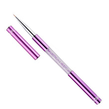 Load image into Gallery viewer, Nail Art Drawing Pen Purple Drill Rod Color Painting Flower Stripe Nail Brush With Pen Cover, Specification: 5mm, 20mm, 15mm, 11mm, 9mm, 7mm, 5mm