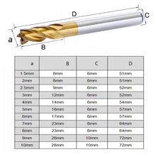 Load image into Gallery viewer, High-Speed Steel And Aluminum End Face Milling Cutter With Straight Shank Titanium-Plated Milling Cutter, 7 PCS/Set, 10 PCS/Set, 11 PCS/Set