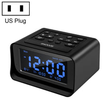 Load image into Gallery viewer, LED Digital Bedroom Alarm Clock With USB Charging Port Clock Radio Temperature Electronic Platform Clock, US Plug, EU Plug, UK Plug
