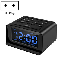 Load image into Gallery viewer, LED Digital Bedroom Alarm Clock With USB Charging Port Clock Radio Temperature Electronic Platform Clock, US Plug, EU Plug, UK Plug