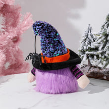Load image into Gallery viewer, Halloween Decorative Supplies Shining Faceless Doll, Orange, Purple