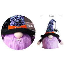 Load image into Gallery viewer, Halloween Decorative Supplies Shining Faceless Doll, Orange, Purple
