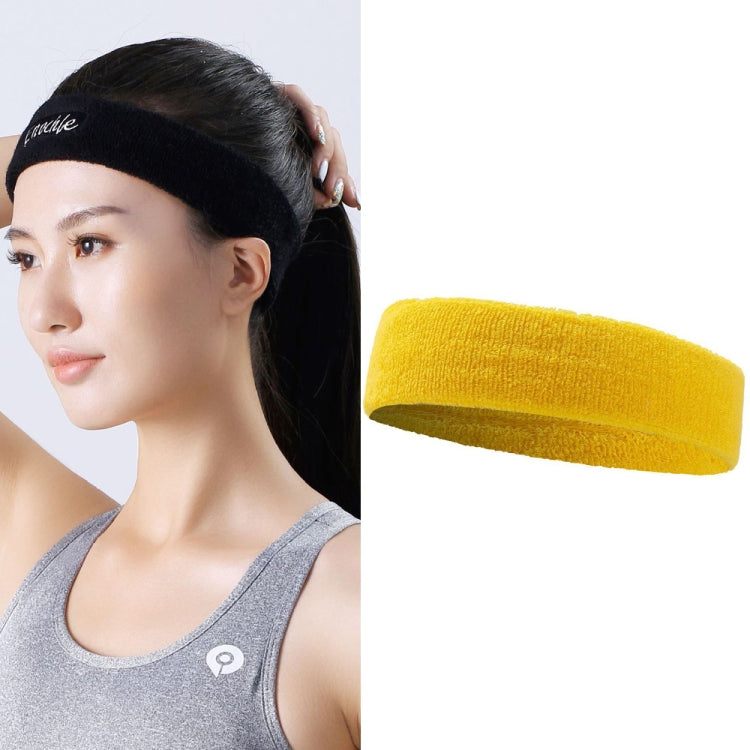 Enochle Sports Sweat-Absorbent Headband Combed Cotton Knitted Sweatband