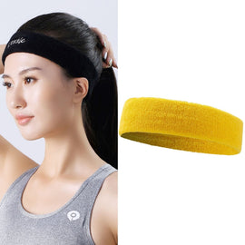 Enochle Sports Sweat-Absorbent Headband Combed Cotton Knitted Sweatband