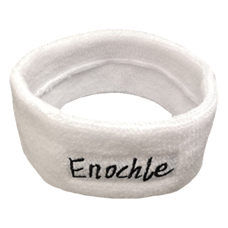 Enochle Sports Sweat-Absorbent Headband Combed Cotton Knitted Sweatband