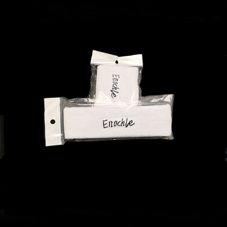 Enochle Sports Sweat-Absorbent Headband Combed Cotton Knitted Sweatband