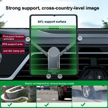 Load image into Gallery viewer, Oatsbasf Car Gravity Metal Bracket Scalable and Stable Mobile Phone Bracket Folding Screen Mobile Phone Exclusive Car Bracket, Folding Screen Outlet Black, Folding Screen Outlet Silver, Folding Screen Paste Black