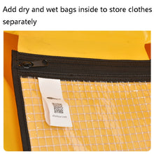 Load image into Gallery viewer, AFISHTOUR FM2031 40L Waterproof Travel Luggage Bag Large Capacity Motorcycle Rear Seat Bag, Yellow, Black