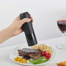 Load image into Gallery viewer, BY800 Electric Black Pepper Grinder Charge-Type Pepper Sea Salt Seasoning Grinder, Black, White, Agate Red, Emerald