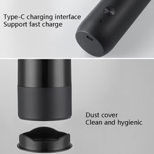 Load image into Gallery viewer, BY800 Electric Black Pepper Grinder Charge-Type Pepper Sea Salt Seasoning Grinder, Black, White, Agate Red, Emerald