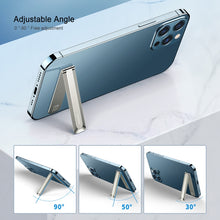 Load image into Gallery viewer, Oatsbasf 03654 Mini Mobile Phone Holder Back Sticker Portable Folding Desktop Multifunctional Magnetic Stand, 03654 Grey, 03654 Gold
