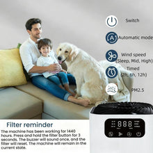 Load image into Gallery viewer, Desktop Aromatherapy Diffuser Negative Ion Odor Formaldehyde Removal Air Purifier, US Plug