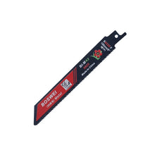 Load image into Gallery viewer, BOSWEI Hardcore Reciprocating Saw Strip Fine Teeth Saber Saw Blade Metal Plastic Wood Bimetal Curve Saw Blade, S922EF, S1122BF, S1122EF, S1222BF, S1222EF