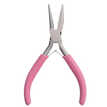 Load image into Gallery viewer, 5 Inch Mini Wire Winding Pliers Jewelry Pliers Semi-Recessed Semi-Round Nose Tool Pliers, 1-section