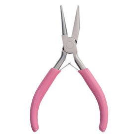 5 Inch Mini Wire Winding Pliers Jewelry Pliers Semi-Recessed Semi-Round Nose Tool Pliers, 1-section