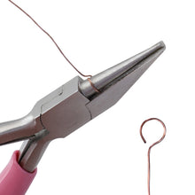 Load image into Gallery viewer, 5 Inch Mini Wire Winding Pliers Jewelry Pliers Semi-Recessed Semi-Round Nose Tool Pliers, 1-section
