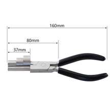 Load image into Gallery viewer, 3 In 1 6 Inch Flat Mouth Round Nose Pliers Mini DIY Jewelry Pliers Hand-Wound Pliers, 3-section