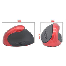 Load image into Gallery viewer, JSY-03 6 Keys Wireless Vertical Charging Mouse Ergonomic Vertical Optical Mouse, White, Red, Purple, Blue, Black, Silver Gray
