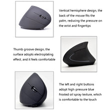 Load image into Gallery viewer, JS-5D 6 Keys 2.4G Ergonomic Vertical Mouse Cross-Border Wireless Charging Mouse