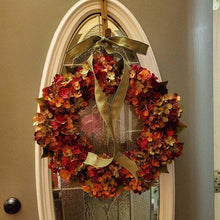 Load image into Gallery viewer, Hydrangea Wreath Door Hanging Artificial Flower Christmas Ornament, Size: 35cm, 30cm, 35cm