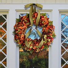 Load image into Gallery viewer, Hydrangea Wreath Door Hanging Artificial Flower Christmas Ornament, Size: 35cm, 30cm, 35cm