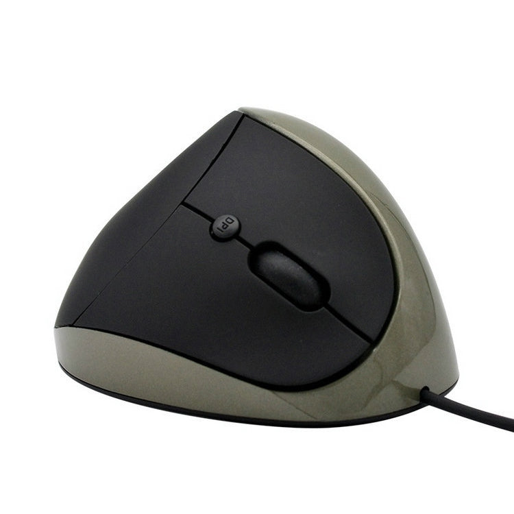 JSY-05 6 Keys Wired Vertical Mouse Ergonomics Brace Optical Mouse, White, Red, Purple, Blue, Black, Silver Gray