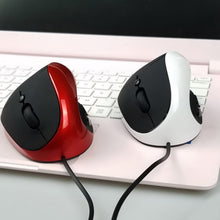 Load image into Gallery viewer, JSY-05 6 Keys Wired Vertical Mouse Ergonomics Brace Optical Mouse, White, Red, Purple, Blue, Black, Silver Gray