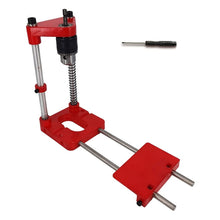 Load image into Gallery viewer, Accurate Positioning Belt Drilling Wood Drill Woodworking Locator Accessories Tool,Style:, Plastic (Red), Metal  (Red), Plastic  (Black), Metal (Black)
