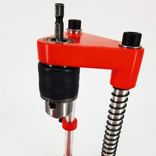 Load image into Gallery viewer, Accurate Positioning Belt Drilling Wood Drill Woodworking Locator Accessories Tool,Style:, Plastic (Red), Metal  (Red), Plastic  (Black), Metal (Black)