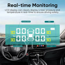 Load image into Gallery viewer, T1 Vehicle-mounted Solar Wireless Tire Pressure Monitoring System General-purpose Vehicle Tire Pressure Thermometer, T1