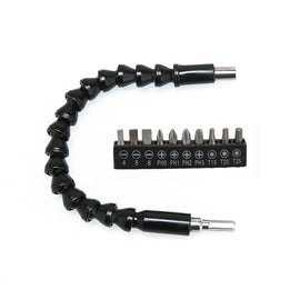 Electric Drill Universal Coupling Sleeve Bit Set Multifunctional Flexible Shaft Electric Drill Accessory Set, Style: 20 PCS / Set, 11 PCS / Set