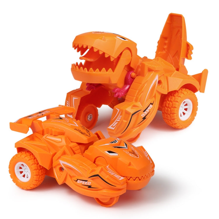 2 PCS Dinosaur Deformation Car Children Inertial Sliding Car Model Toy