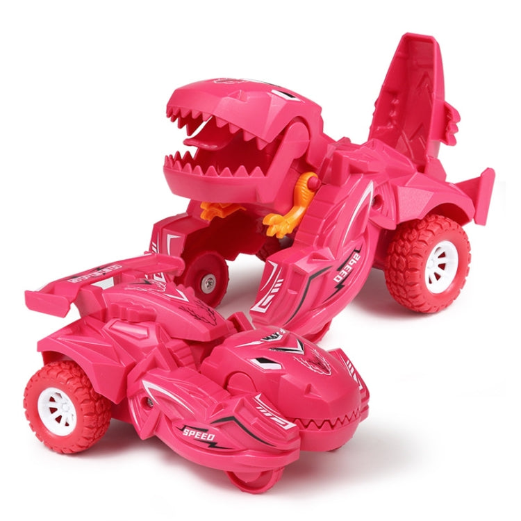 2 PCS Dinosaur Deformation Car Children Inertial Sliding Car Model Toy